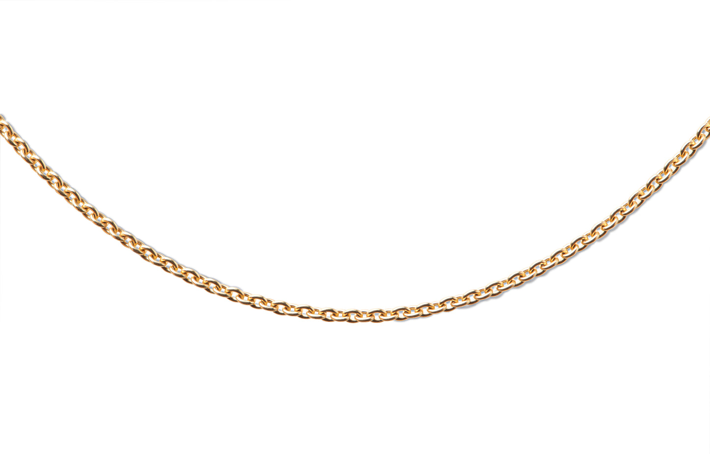 collier en Chaîne forçat ronde 50cm