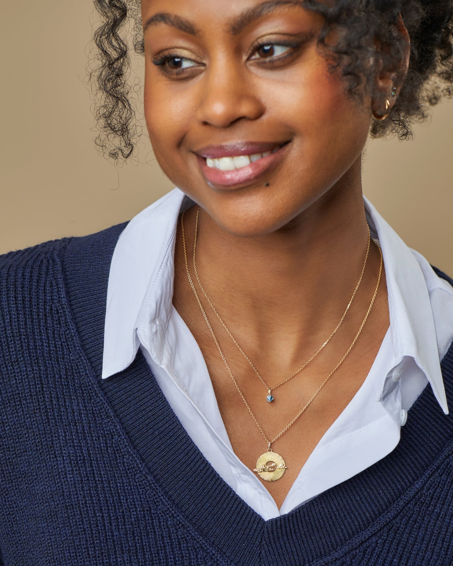 pendentif nuage et chaine