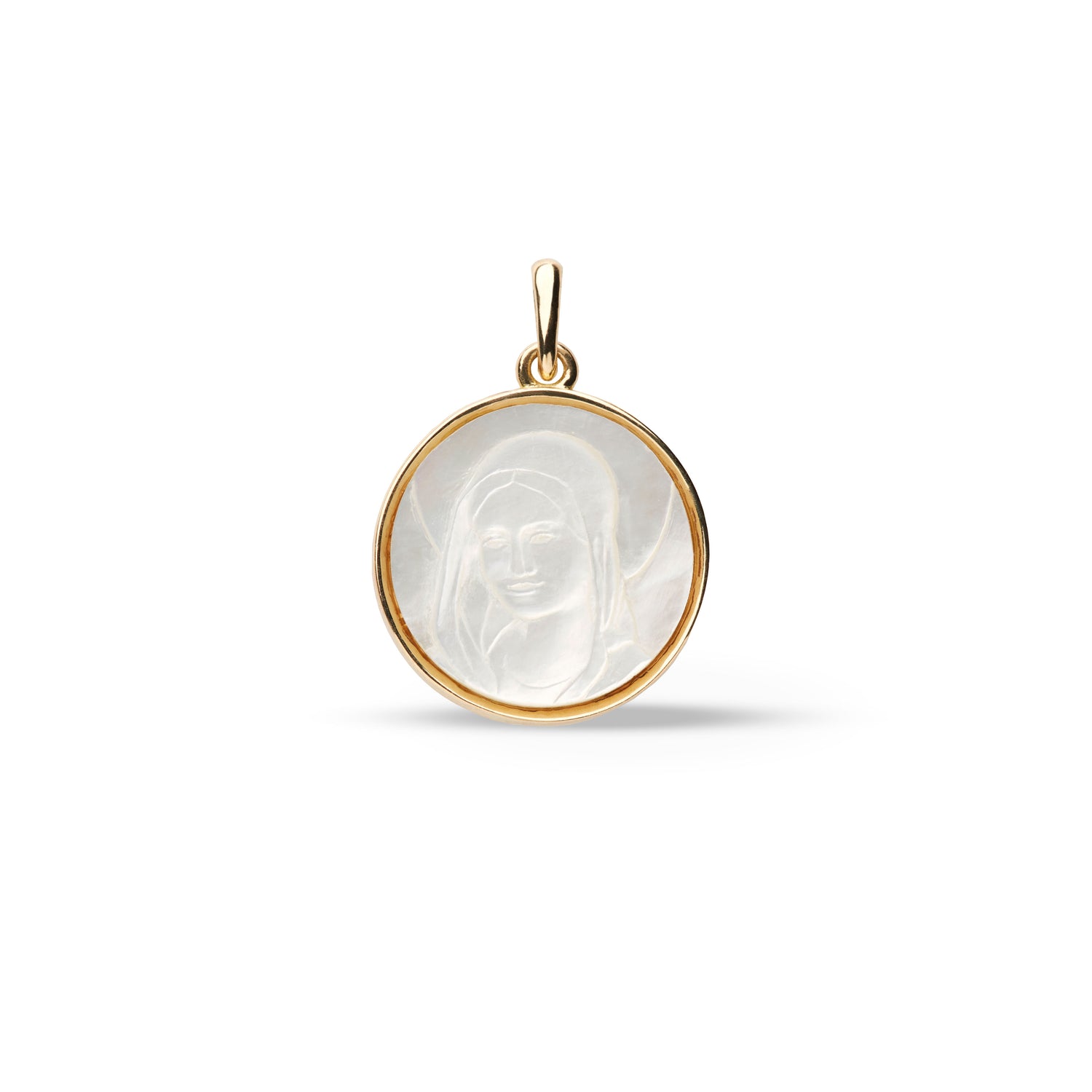 médaille nacre vierge